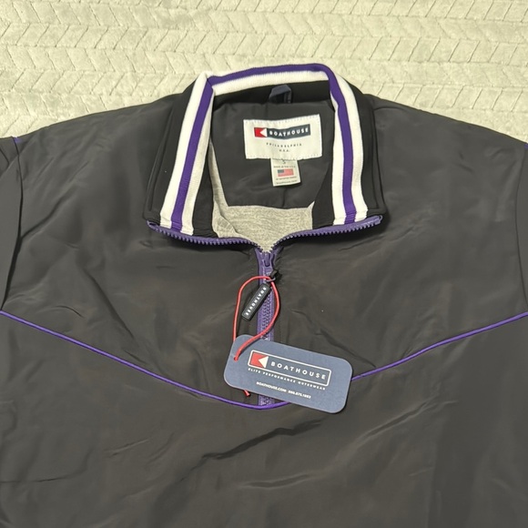 Boathouse MEN'S MISSION HALF-ZIP WINDBREAKER PULLOVER Size S - Picture 2 of 9